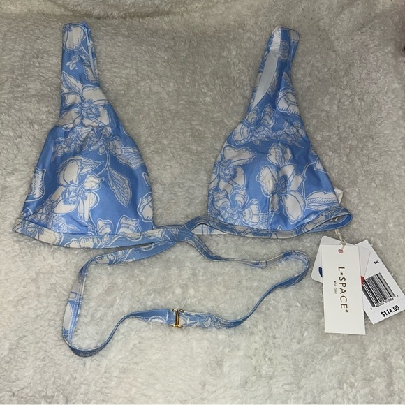 L*Space Avery Bikini Top Large NEW - Picture 2 of 5